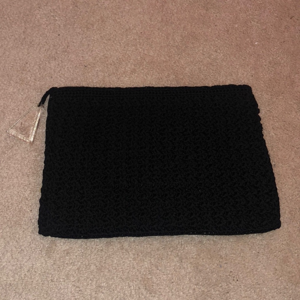 The Sak Black Crochet Bag